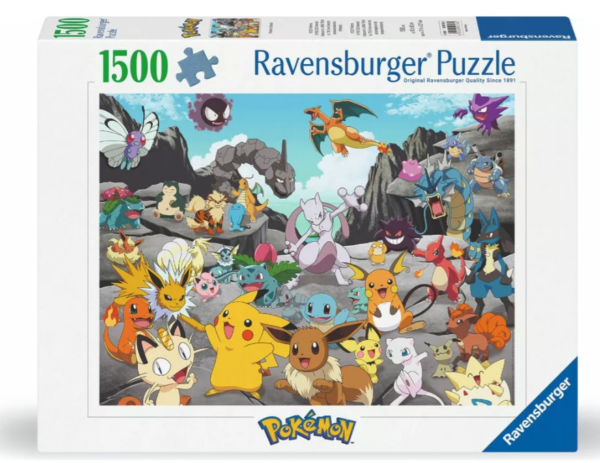 Rompecabezas Ravensburger Pokémon Classics, 1500 Pzas