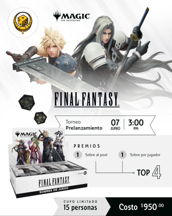 Prelanzamiento Magic Final Fantasy