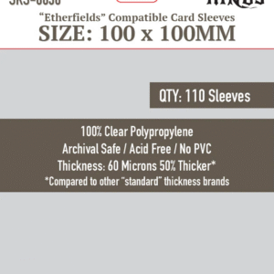 SKS-8838, "Etherfields Compatible" Sleeves (100 X 100 MM) - 110 Pack