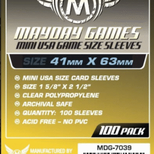 Mini USA Card Sleeves (41x63mm) Standar Mayday