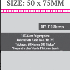 SKS-8804, Sleeve Kings "Sails of Glory* Card Sleeves (50x75mm) - 110 Pack