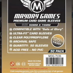 "Sails of Glory" Card Sleeves (50x75mm) Premium Mayday