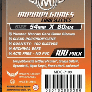 Yucatan Card Sleeves - Narrow (54x80mm) Standard Mayday