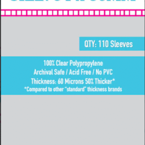 SKS-8821, "North Sea Compatible" Sleeves (54x86mm) - 110 Pack