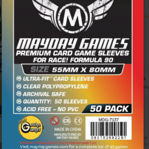 "Race! Formula 90" Card Sleeves - Ultra Fit (55x80mm) Premium mayday