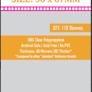 SKS-8807, Sleeve Kings Standard USA Card Sleeves (56x87mm) - 110 Pack