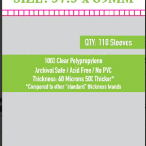 SKS-8808, Sleeve Kings Standard USA Chimera Card Sleeves (57.5x89mm) - 110 Pack