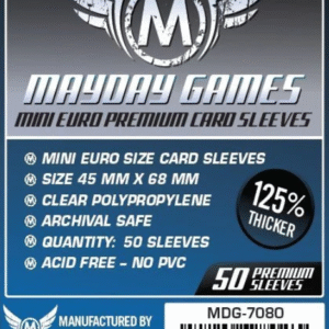 Mini Euro Card Sleeves (45x68mm) Premium Mayday