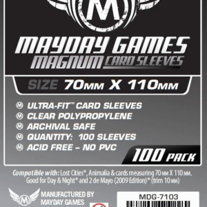 "Lost Cities" Card Sleeves - Magnum Ultra-Fit (70x110mm) Standar Mayday