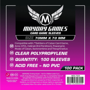 Square Card Sleeves - Small (70x70mm) Standar Mayday