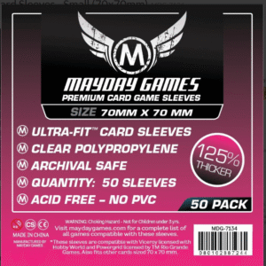 Square Card Sleeves - Small (70x70mm) Premium Mayday