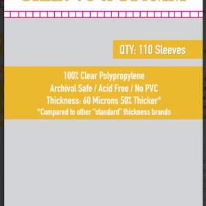 SKS-8825, "War Hammer Quest Compatible" Sleeves (75x110mm) - 110 Pack
