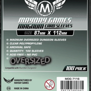 Munchkin Dungeon Card Sleeves - Magnum Oversized (87x112mm) Standar Mayday
