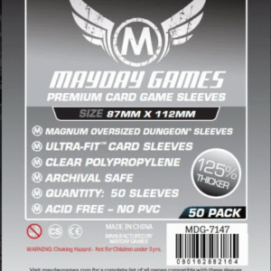 Munchkin Dungeon Card Sleeves - Magnum Oversized (87x112mm) Premium Mayday