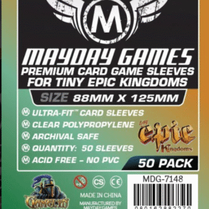 "Tiny Epic Kingdoms" Card Sleeves (88x125mm) Premium Mayday