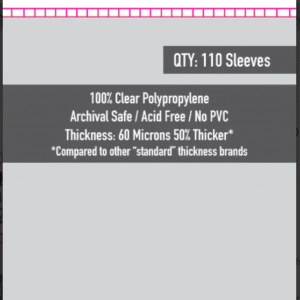 SKS-8818, Sleeve Kings "Tiny Epic Compatible" Sleeves (88x125mm) - 110 Pack