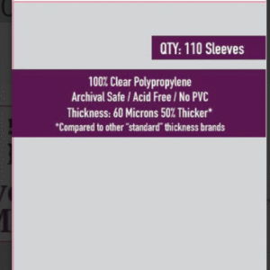 SKS-8839, "8XL" Sleeves (90 X 140 MM) (Castle von Loghan, Phantom: Treasures of Drakon) - 110 Pack