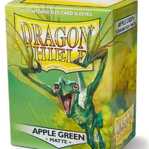 100ct Matte Sleeves - Standard Size "Apple Green" Dragon shield
