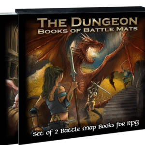 Dungeon Books of Battle Mats - INGLÉS  