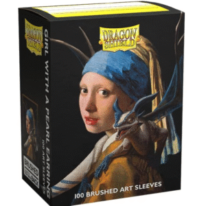 Dragonshield: 100ct Brushed Art Sleeves - Standard Size "Girld with a Pearl Earring"