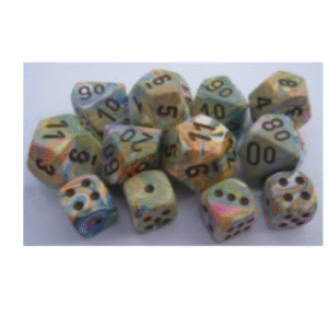 10d10 Festive vibrant/brown