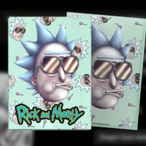 Rick & Morty - Cool Rick - Brushed Art Sleeves - Standard Size