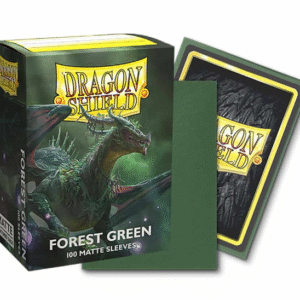 Dragonshield: 100ct Matte Sleeves - Standard Size Forest Green