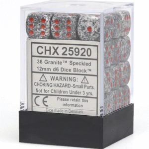 Chessex Speckeld Granite 36 pzas