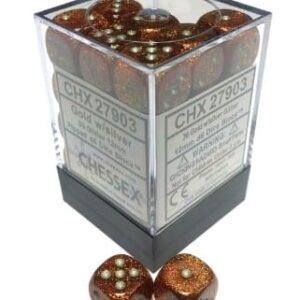 Chessex Glitter Gold/silver 12mm