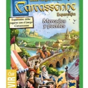 Carcassonne Expansión: Mercados y Puentes (Segunda Edición) - ESPAÑOL