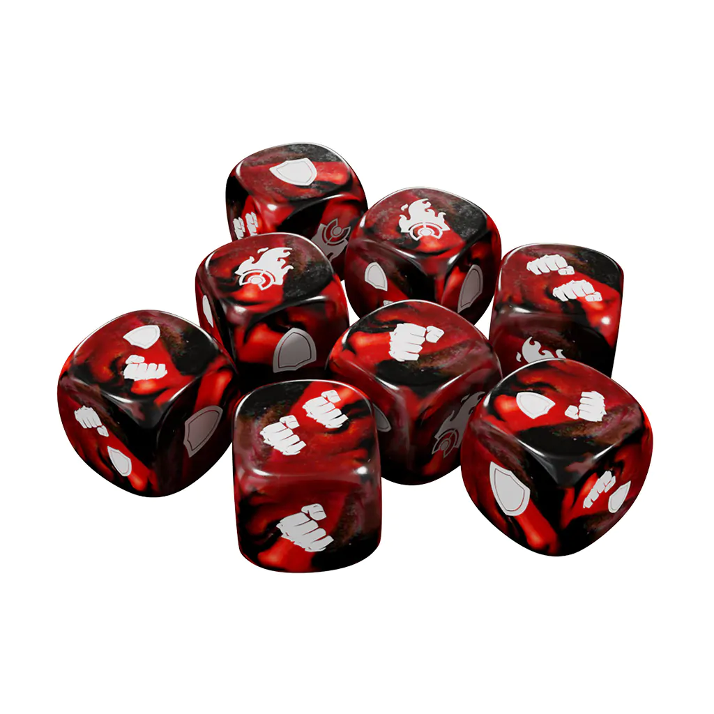 Street Fighter: The Miniatures Game Red Battle Dice