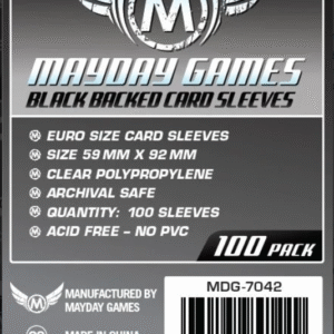 USA Chimera Card Sleeves (57.5x89mm) Black Backed Card Mayday
