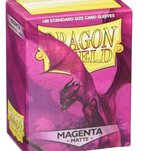 100ct Matte Sleeves - Standard Size "Magenta" Dragon shield