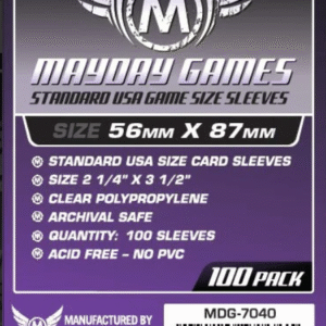 MDG 7040 Standard USA Card Sleeves (56x87mm) Standar Mayday