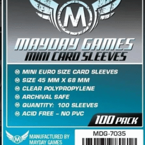 Mini Euro Card Sleeves (45x68mm) Standar Mayday