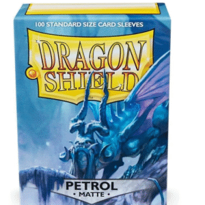100ct Matte Sleeves - Standard Size "Petrol" Dragon shield