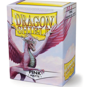 100ct Matte Sleeves - Standard Size "Pink" Dragon Shield