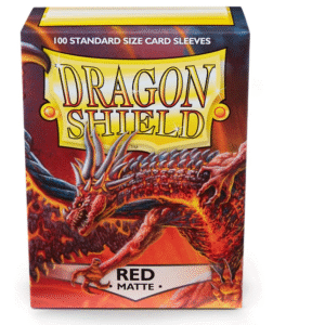 Dragón Shield Red Mate 100 Sleeves