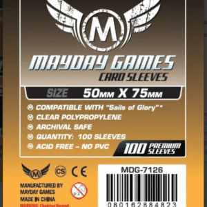 "Sails of Glory" Card Sleeves (50x75mm) Standar Mayday