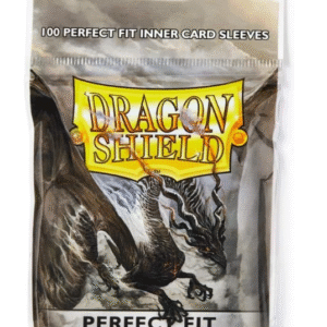 100ct Sideloader Perfect Fit Sleeves - Standard Size "Smoke" Dragon shield