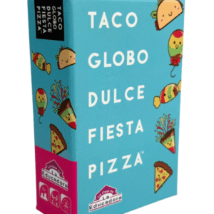 Taco, globo, dulce, fiesta pizza Español