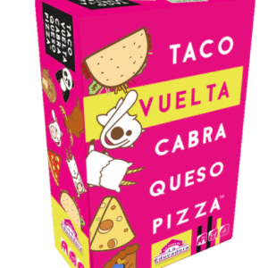 Taco, Vuelta, Cabra, Queso, Pizza En Español Blue Orange