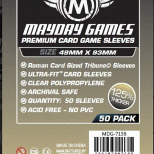 Tribune Card Sleeves (49x93mm) Premium Mayday