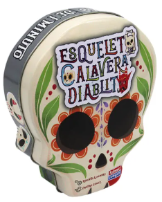 5x Esqueleto Calavera Diablito Español