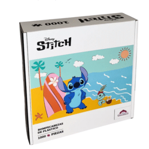 Rompecabezas Stitch en la Playa Disney 1000 Piezas De Plástico