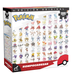 Rompecabezas Pokemon Edición Original 1000 Piezas