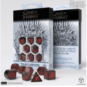 Q Workshop: Game of Thrones Targaryen  Dice Set