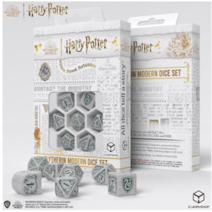 Q Workshop: Harry Potter Slytherin - White  Modern Dice