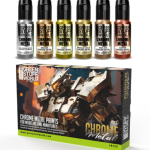 GREEN STUFF WORLD CHROME METAL PAINTS