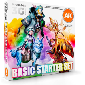 AK Interactive AK11775 - Juego básico de iniciación de acrílicos 3G